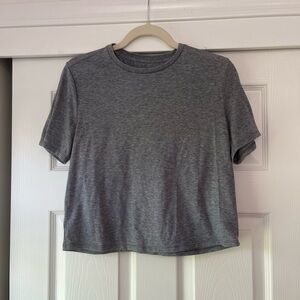 Outdoor Voices Heather Gray Crew Tee